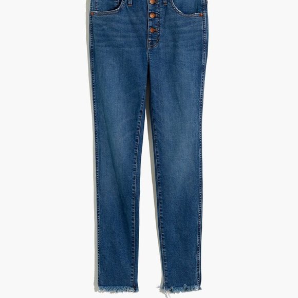 10" High-Rise Skinny Jeans in Mackey Wash - Picture 5 of 6